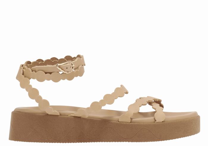 Sandale Plateforme Ancient Greek Sandals Aspis Leather   | MFW-2006784